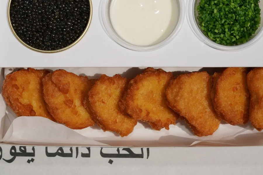 Beau, Chicken Nuggets Caviar
